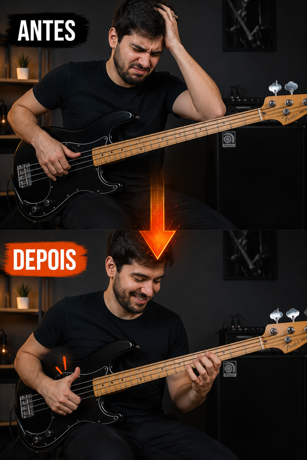 Resultado antes e depois do curso